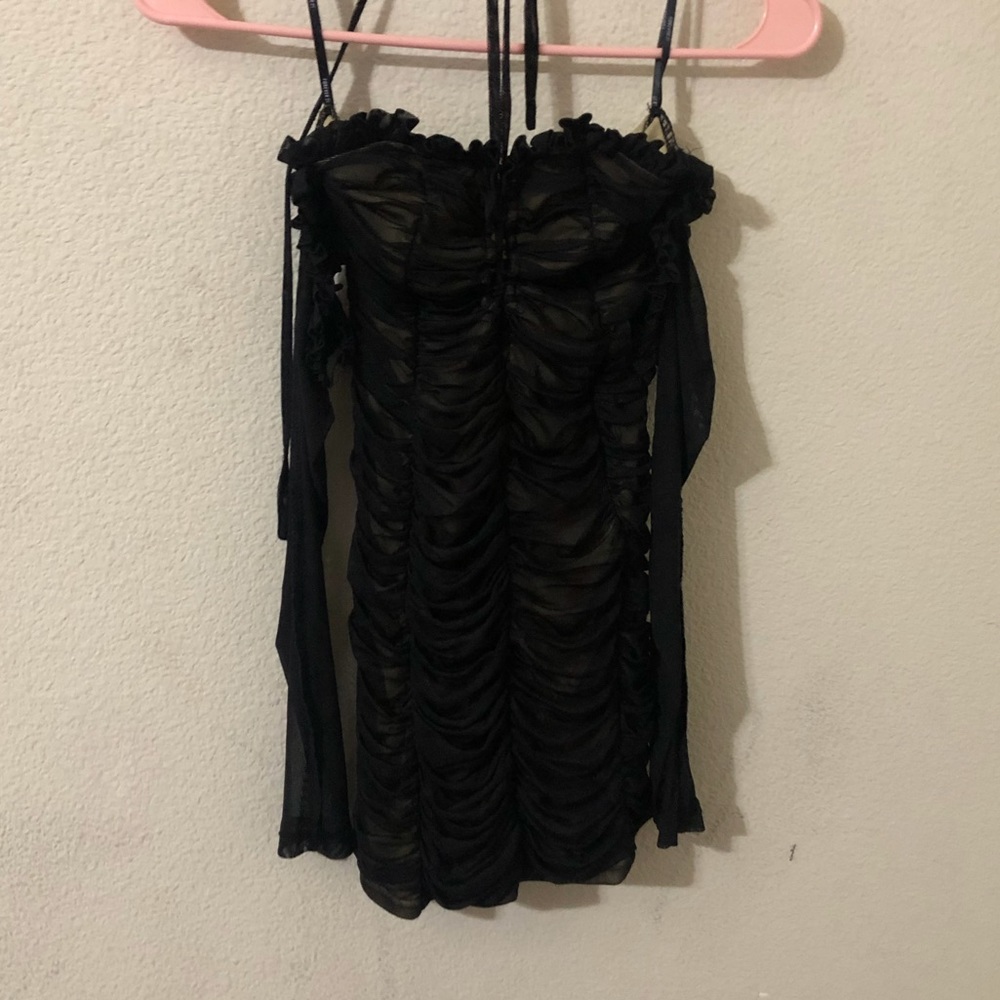 Mesh bodycon dress
